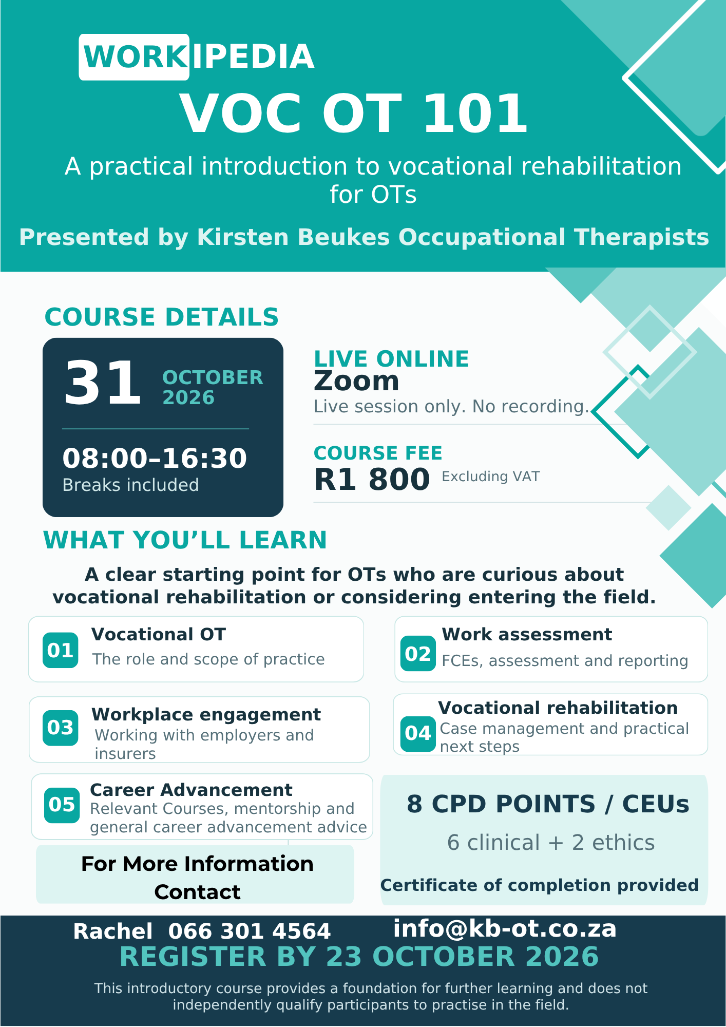 Workipedia VOC OT 101 flyer